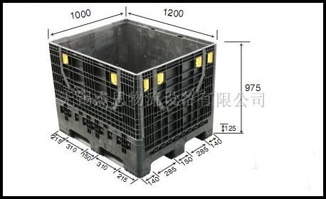 折疊式塑料卡板箱JS-1210B2
